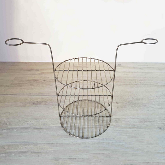Stainless steel three-tier 27 CM rack