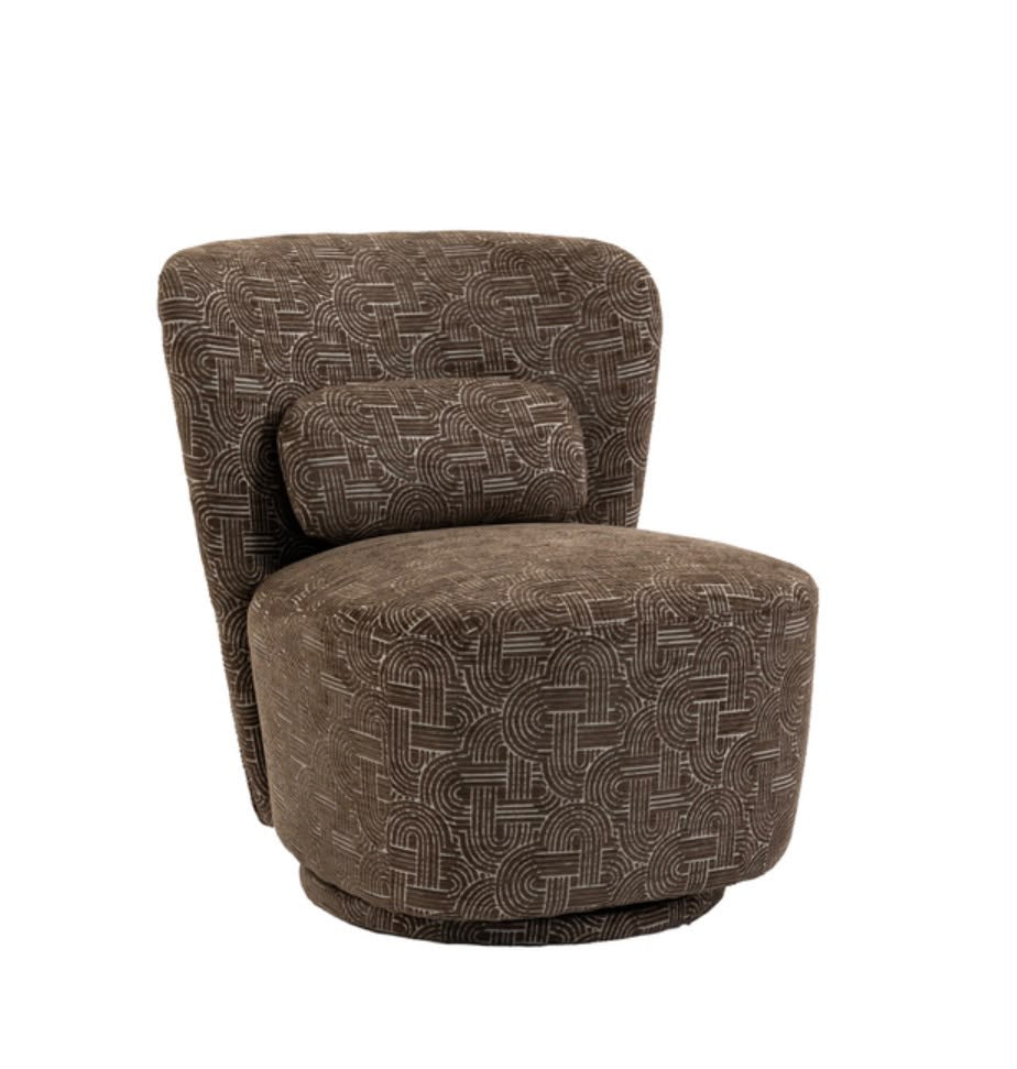 Set of two Tio Espresso swivel chairs, space saver, New style £550