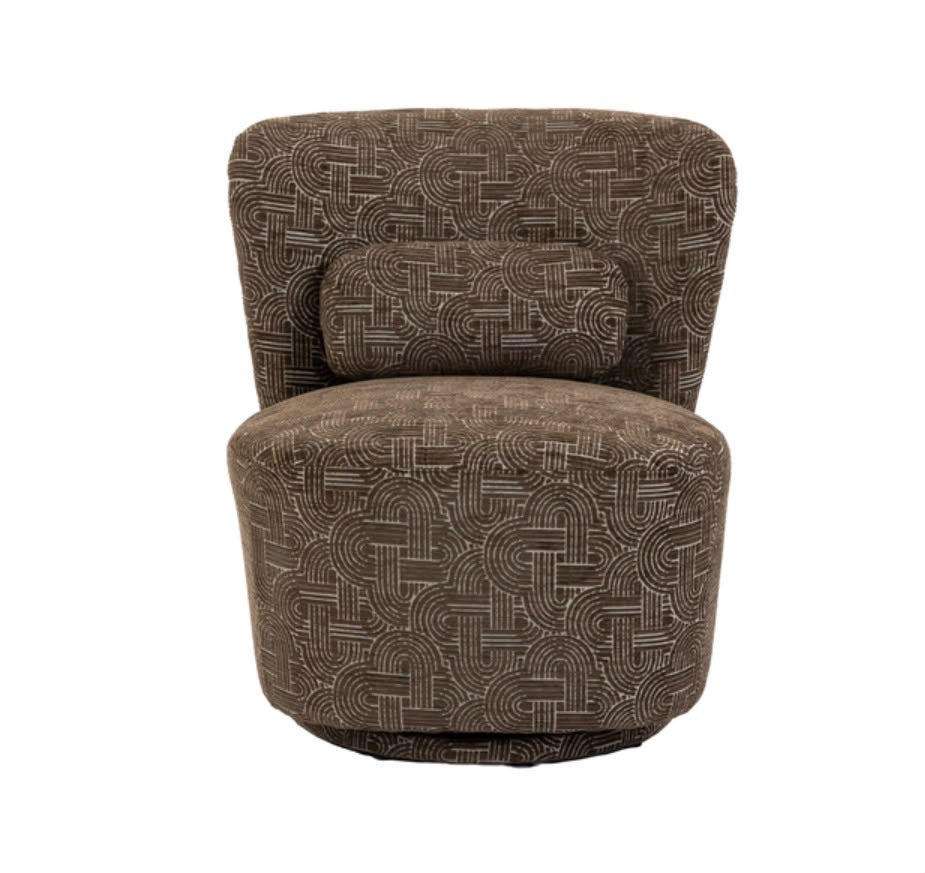 Set of two Tio Espresso swivel chairs, space saver, New style £550