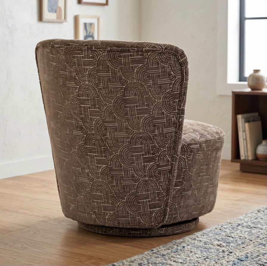 Set of two Tio Espresso swivel chairs, space saver, New style £550