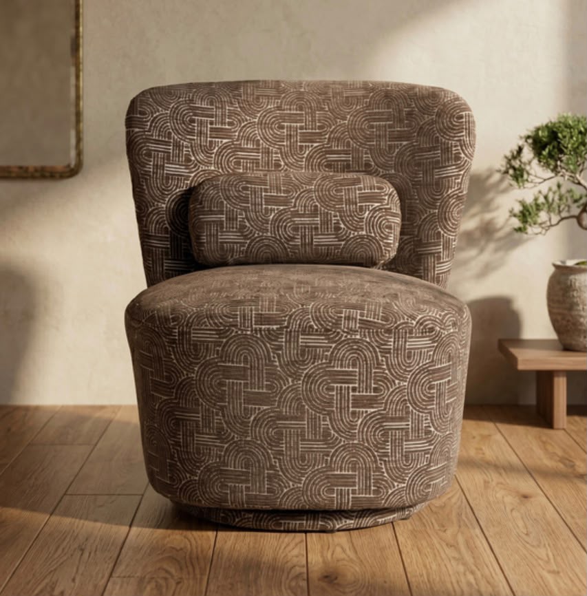 Set of two Tio Espresso swivel chairs, space saver, New style £550