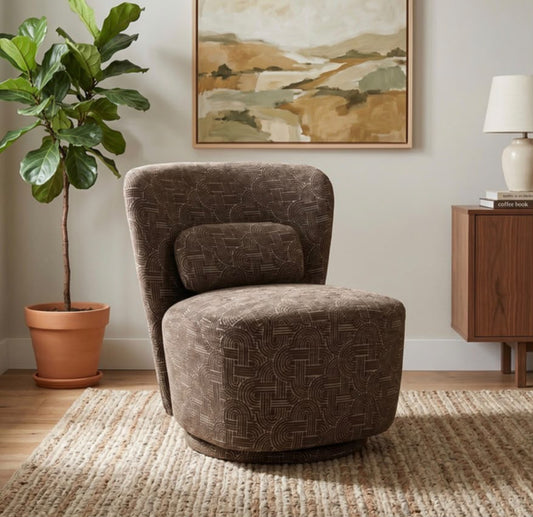 Set of two Tio Espresso swivel chairs, space saver, New style £550